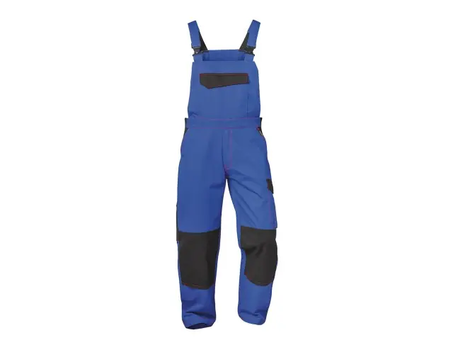 Latzhose 50 kornblau-schwarz Preisknaller