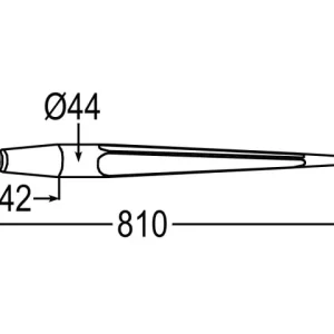 Schnäppchen Frontladerzinken zu Baas-Trima, Bressel & Lade, Howard, Hydrac, Parmiter, Stoll, Weidemann 15113001, 71222035018, 21616