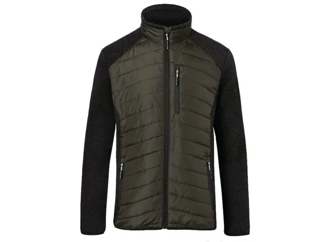 Preisreduziert Kübler 3XL Hybridjacke oliv/dunkelgrau