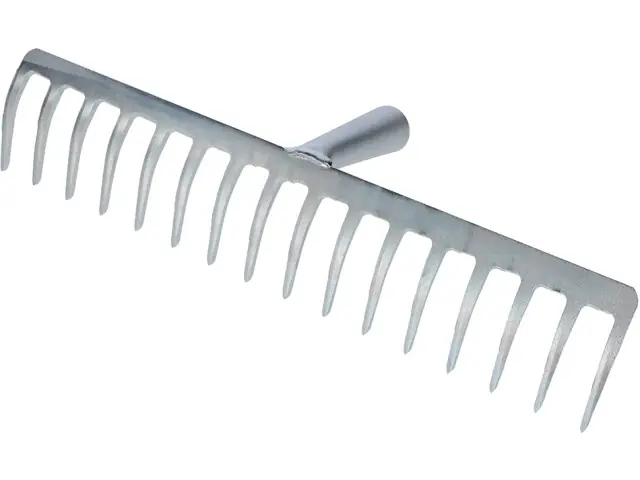 Neue Ware Stahlrechen 41cm 16 Zinken