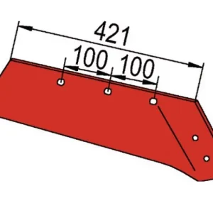 Wechselspitzschare WSM43 re. PK801301, PK8.013.01 Geprüft