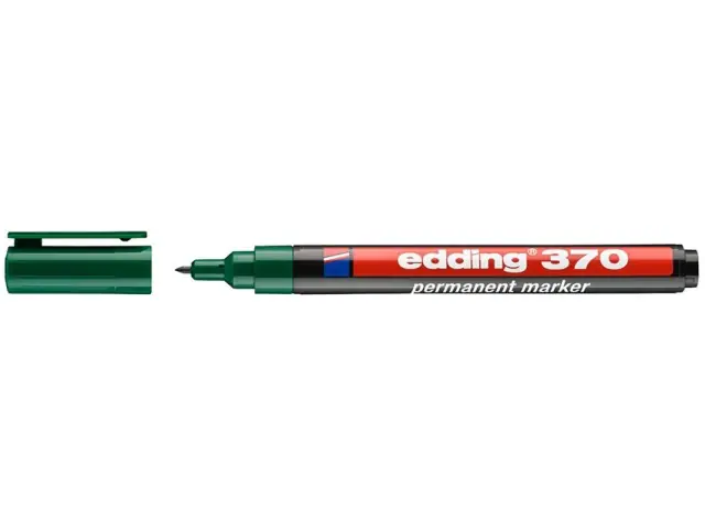 Zertifiziert Edding 370 Permanentmarker grün