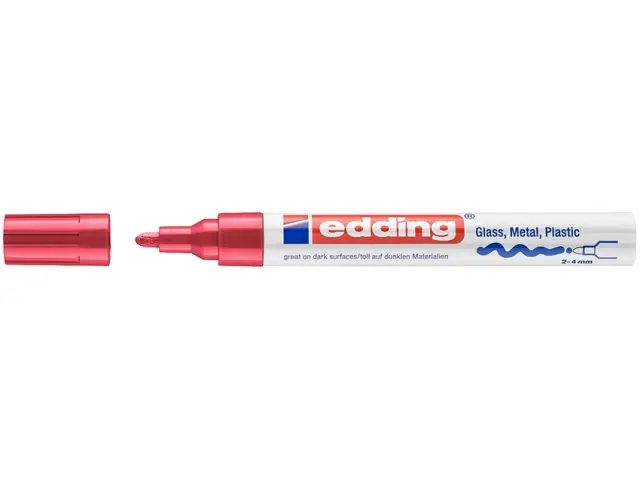 Edding 750 Glanzlackmarker rot Markenware
