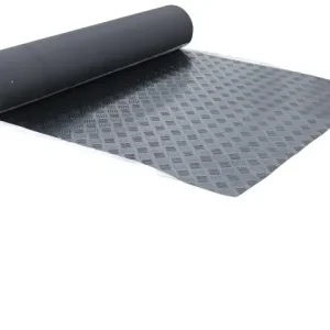 Highlight Gummimatte - Gitterprofil 3mm Rolle 1,2 x 10m (Hammerschlagmatte)