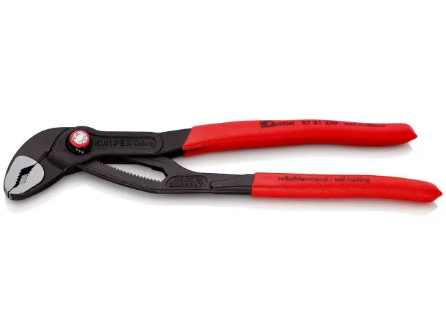 KNIPEX Cobra® QuickSet Wasserpumpenzange 87 21 250 Begrenztes Angebot