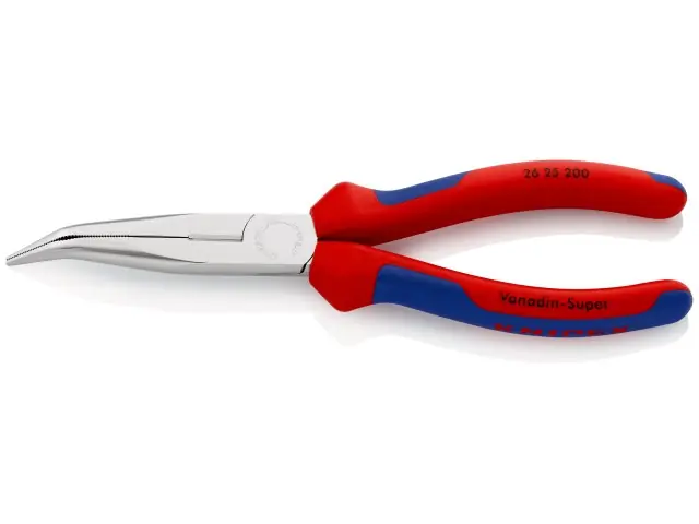 KNIPEX Flachrundzange mit Schneide 26 25 200 Günstig