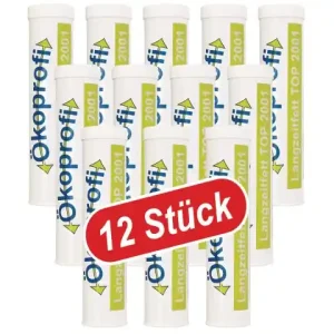 (12 Stk) Langzeitfett Top 2001 neongelb - Patrone 400 g Mega-Angebot