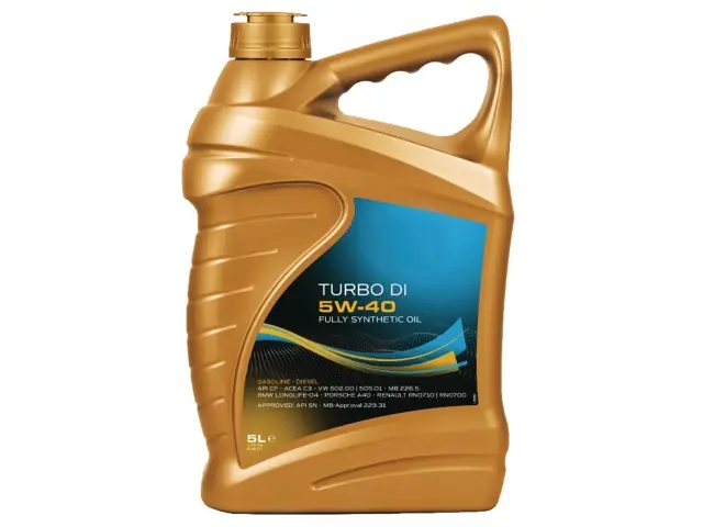 Motoröl Turbo DI 5W-40 5 Liter Neue Kollektion