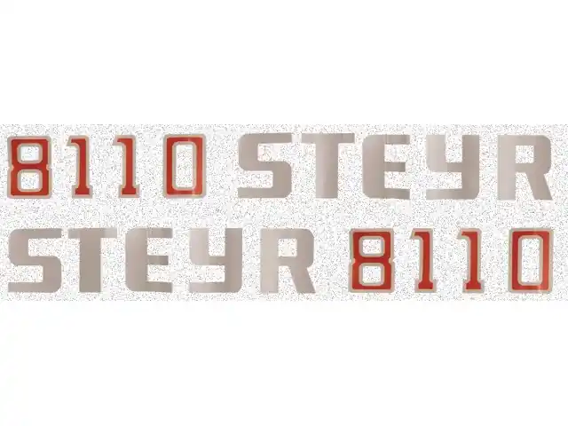 Aufkleberpaar zu Steyr 8110 Neu