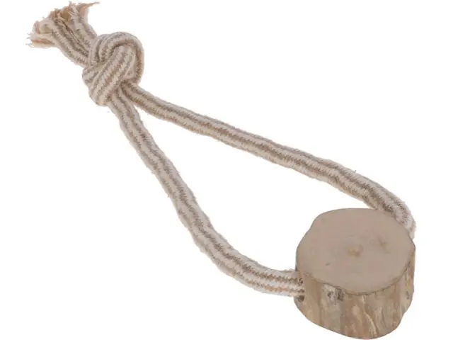 Wurfspielzeug S, Jute/Baum- wolle, mit Kaffeeholz, 27cm Jetzt Kaufen