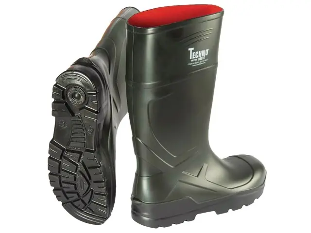 PU-Stiefel-Techno Gr. 39 grün S5 Sonderaktion