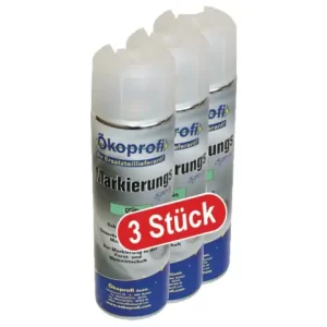 (3 Stk) Markierspray 500ml grün Neue Ware