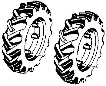 Agria Paar Triebräder 3690 021 Sonderaktion