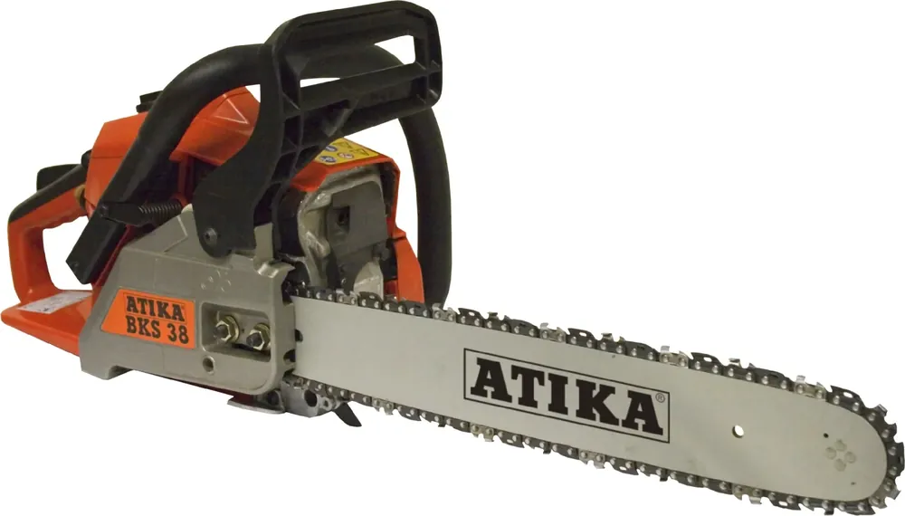 Markenprodukt ATIKA Benzin-Kettensäge BKS 38 A