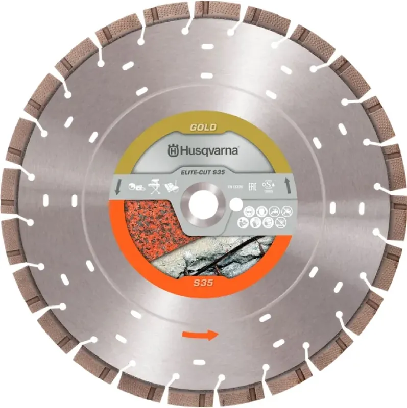 Direkt Vom Hersteller Husqvarna Trennscheibe ELITE-CUT S35 400 15 25.4/20 Leistungsgrad Gold