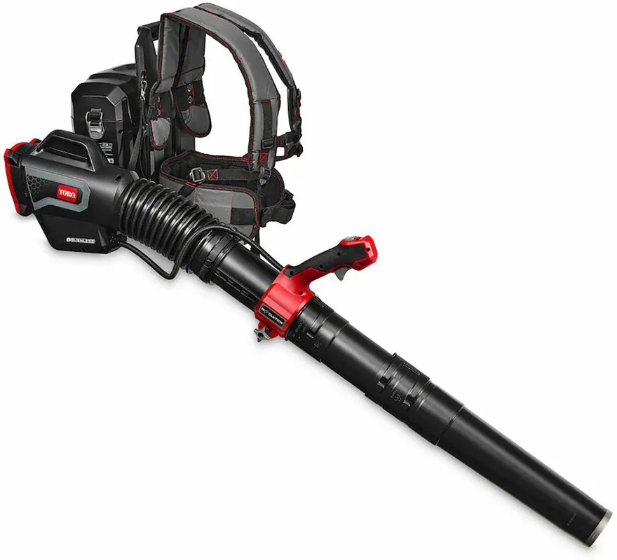 Toro Akku-Laubbläser 60V Max Revolution Laubbläser 66200 mit Akku-Rückentragesystem - ohne Akku und Ladegerät Direktkauf