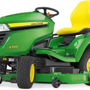 John Deere Rasentraktor X584 mit 122 cm Accel Deep Mähwerk Finale Aktion