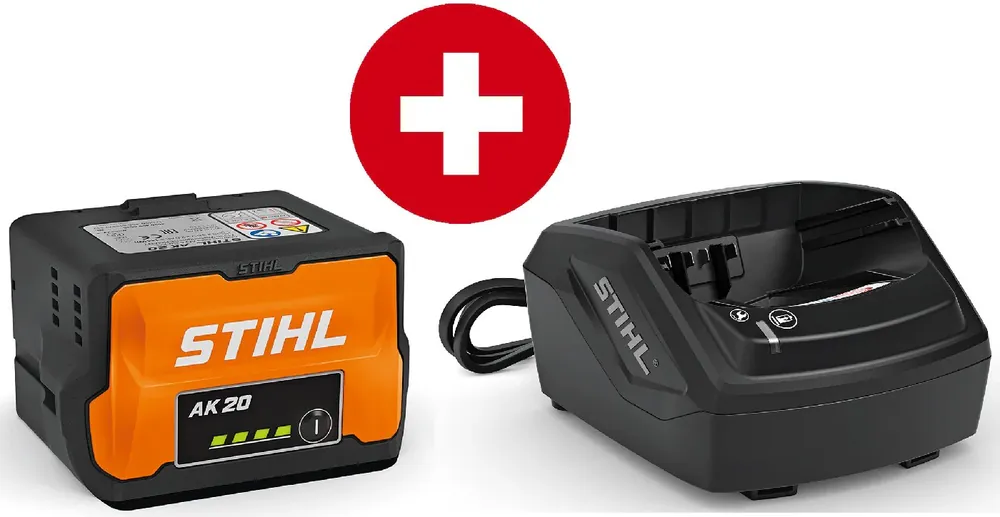 STIHL Starter Set mit Akku AK 20 und Ladegerät AL 101 Preis Gesenkt