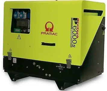 Pramac Diesel-Schallschutz-Stromerzeuger P 6000S - PF532SY400S Iso/Großtank/Leise Kracherpreis