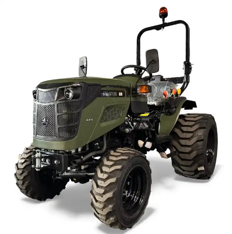 Startrac Allrad-Kleintraktor 22 Nato-Grün mit Industriebereifung Schneller Versand