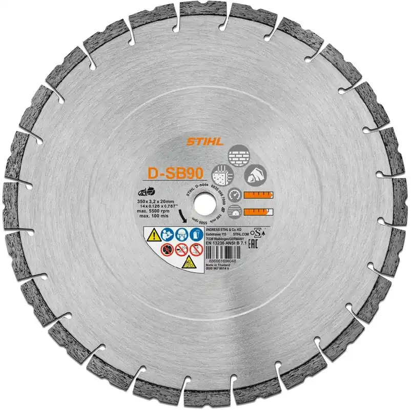 STIHL Diamant-Trennscheibe D-SB90 Ø 350mm/14" Wochenendangebot