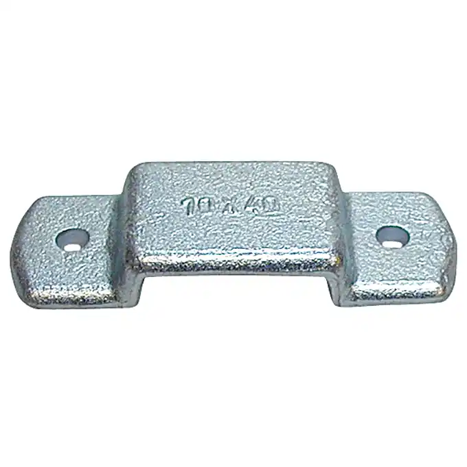 Zertifiziert Rungenhalter, verzinkt, 10 x 40mm