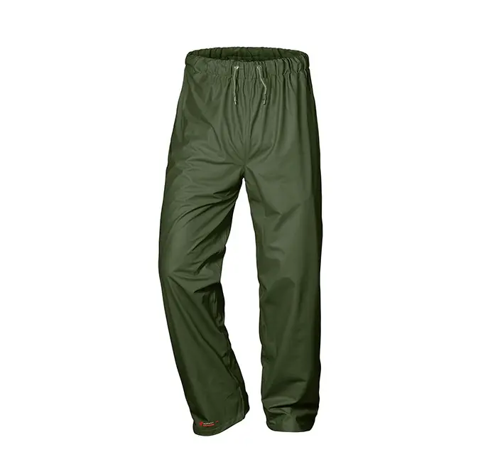 Super-Preis PU-Stretch-Regenhose, oliv, Gr. M