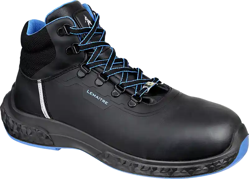 Sicherheitsstiefel S3 Anton High, ESD, schwarz-blau, Gr. 41 Wochenendangebot