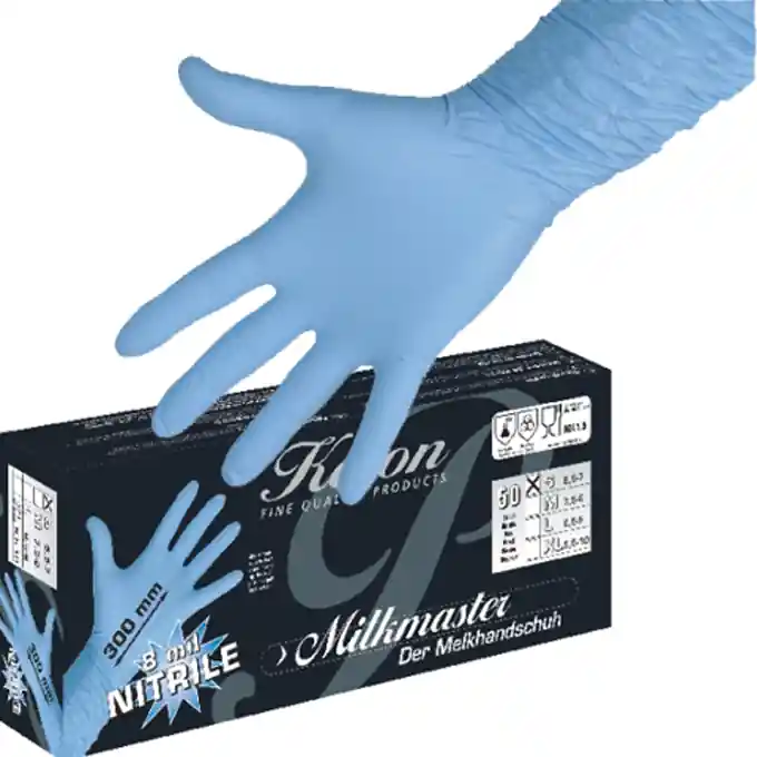 Garantierte Lieferung Melkerhandschuh "Nitrile Profi", Gr. L