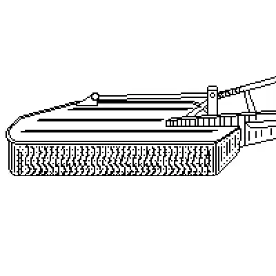 Schutzplane für Kreiselmäher mit Biese, 42 cm hoch Schneller Versand