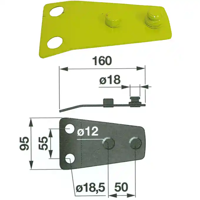 Preiswert Messerhalter p. f. Claas 948459.2