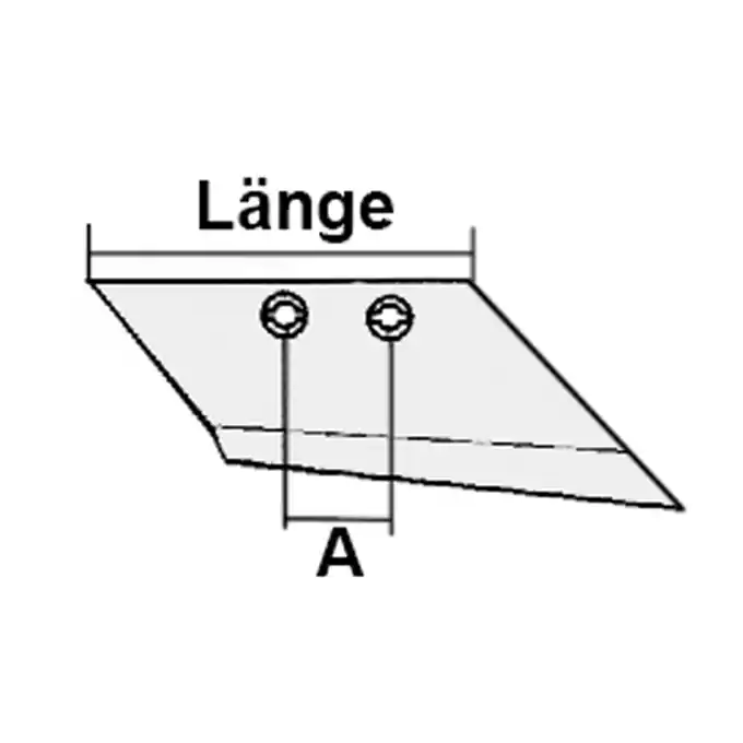 Düngereinlegerschare p. f. Kverneland 056873, rechts Sofort Bestellen