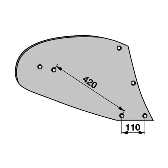 Streichblech-Hinterteil p. f. Niemeyer 020837, N17G-773, links Top-Preis