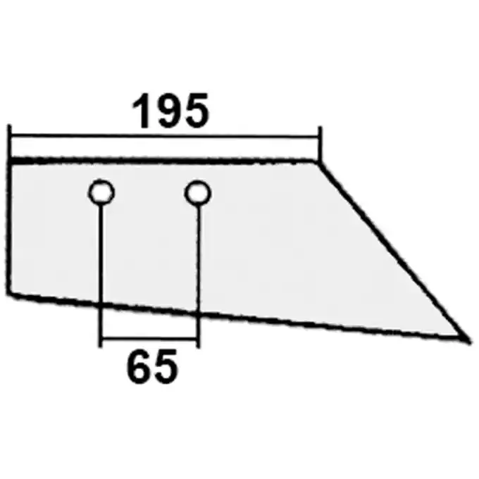Düngereinlegerschar p. f. Kuhn / Huard 631108, rechts Rabatt