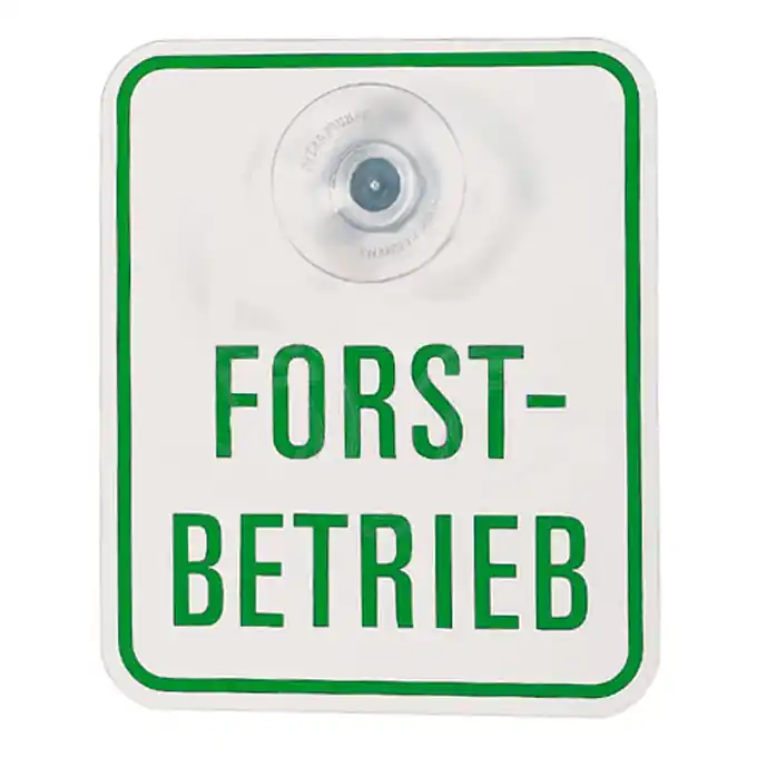 Sichere Zahlung Kennzeichen "Forstbetrieb"