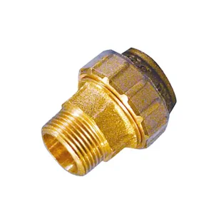 PE-Verschraubung Messing, 1 1/4" AG Neu