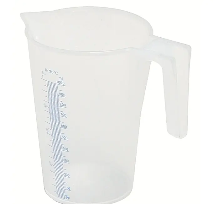 Echt Kunststoff-Messbecher, 1 Liter