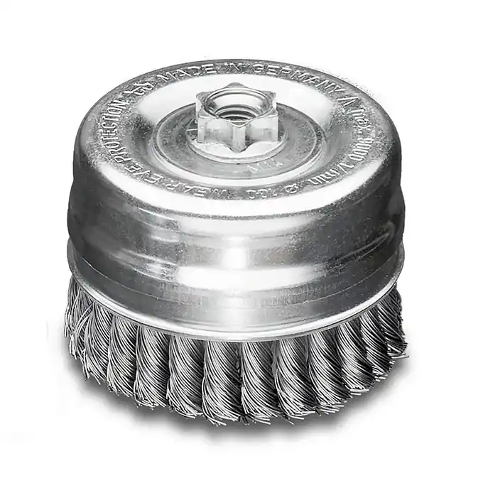 Zopfbürste für Winkelschleifer 80 x 0,5 M14 Knallerangebot