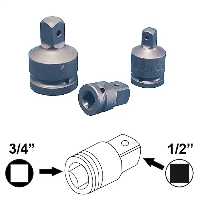 Bestpreis Schlagschrauber Reduzierungsstück 1/2", 3/4" Antrieb