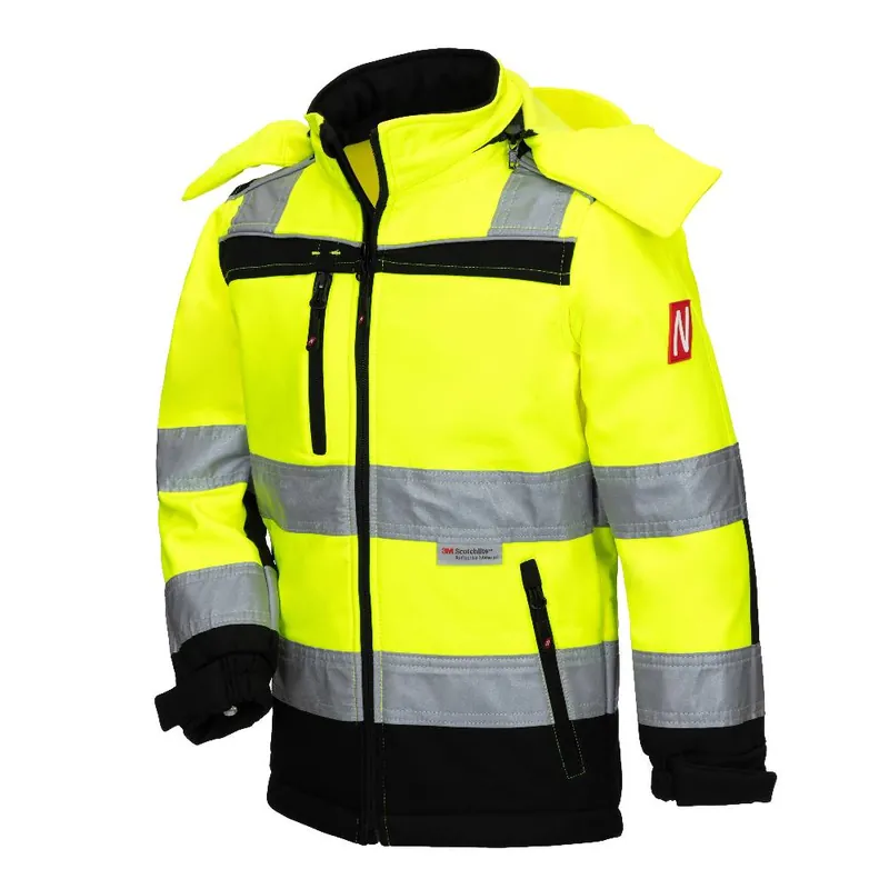 Kinder-Warnschutz-Softshelljacke Motion Tex Kids, Gr. 134/140 Solange Der Vorrat Reicht