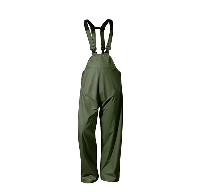 Markenware PU-Stretch-Regenlatzhose, oliv, Gr. XXL