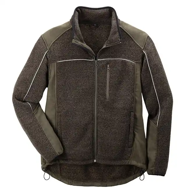 Jäger-Strickjacke Ahorn, Oliv, Gr. L Markenprodukt