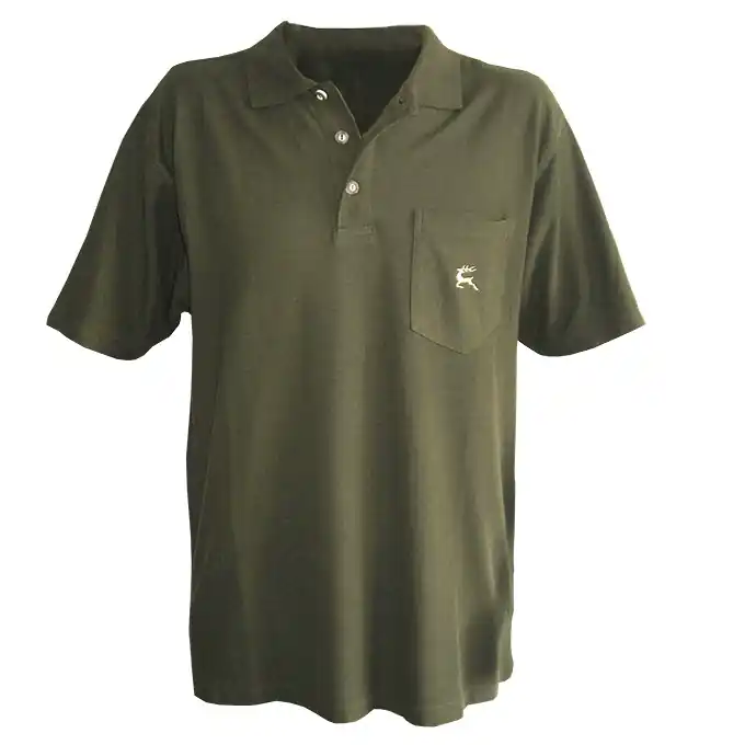 Saisonangebot Polo-Shirt "Hirsch", Gr. XL