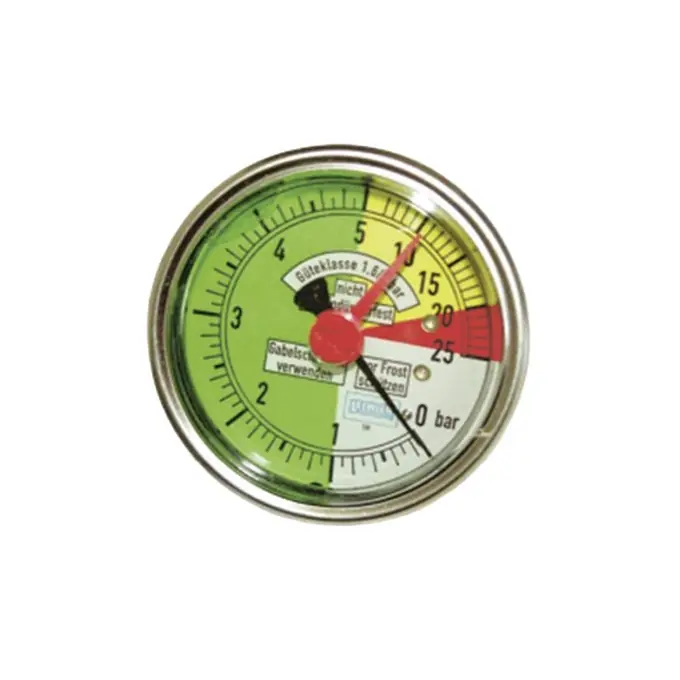 Glyzerin Manometer, Arbeitsdruck 05 / 25 bar Solange Der Vorrat Reicht