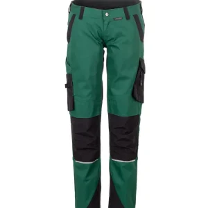 Damen-Arbeitshose Norit, grün-schwarz, Gr. 42 (XL) Neu Im Sortiment