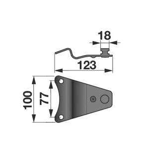 Zertifiziert Messerhalter p. f. PZ-Vicon TF012
