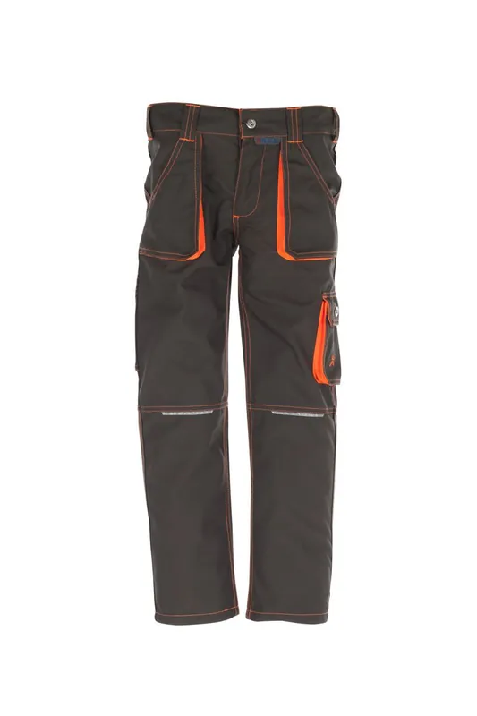 Sale Kinder-Bundhose "Junior" oliv-orange, Gr. 146/152