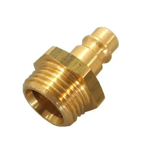 Einstecknippel mit Gewinde 1/2" AG, Messing Preis Gesenkt