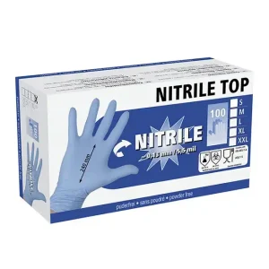 Einmalhandschuhe "Nitrile Top Pro", blau, 24 cm, Gr. S Abverkauf