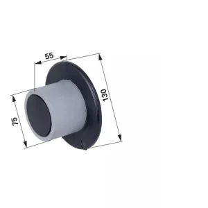 Sonderangebot Stützrolle 75 x 55/130 M16 mit Flansch, p. f. Grimme